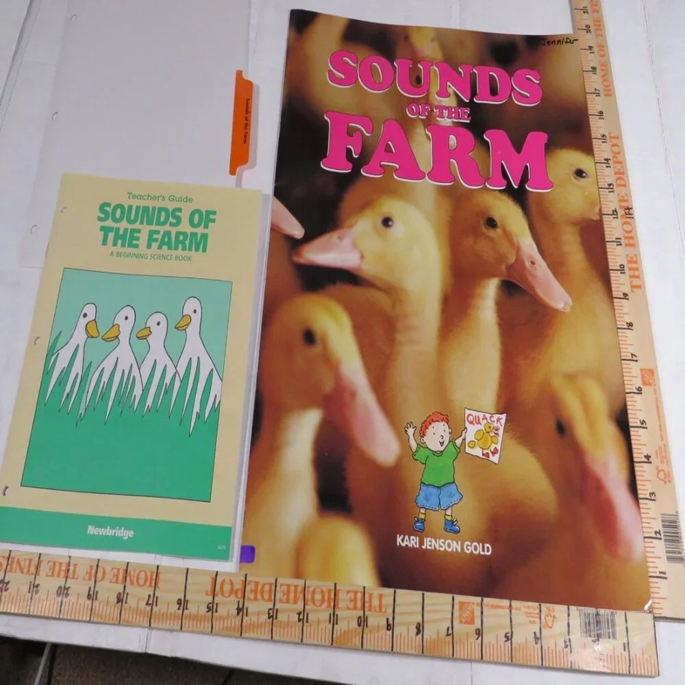 Sounds of the Farm BIG BOOK (almost 2 feet tall) with teacher pages Classroom